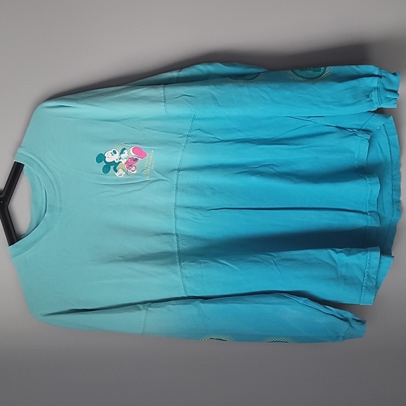 Disney Teal Long Sleeve Tee - Picture 2 of 7